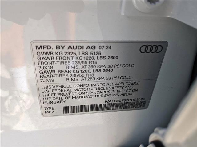 new 2024 Audi Q3 car, priced at $40,889