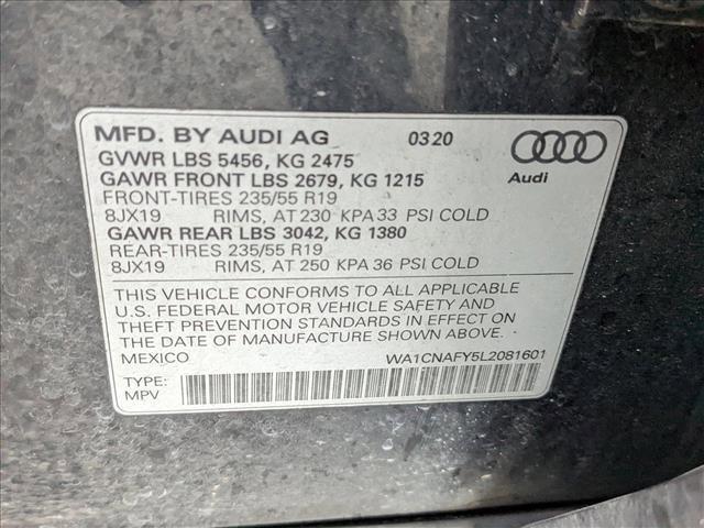 used 2020 Audi Q5 car, priced at $18,995