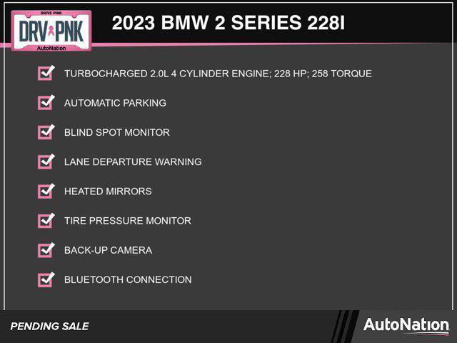 used 2023 BMW 228 Gran Coupe car, priced at $23,489