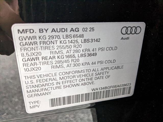 new 2025 Audi Q6 e-tron car, priced at $74,119