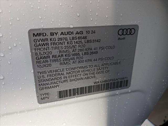 new 2025 Audi Q6 e-tron car, priced at $75,750