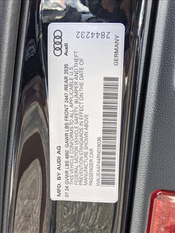 new 2024 Audi A4 car, priced at $49,363