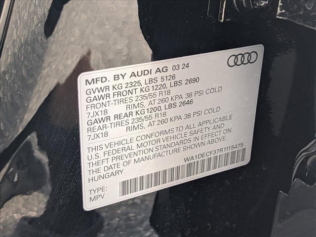 new 2024 Audi Q3 car, priced at $43,335