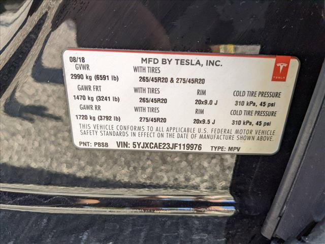 used 2018 Tesla Model X car, priced at $35,998