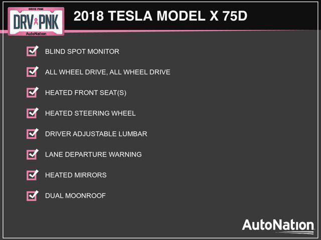 used 2018 Tesla Model X car, priced at $29,998