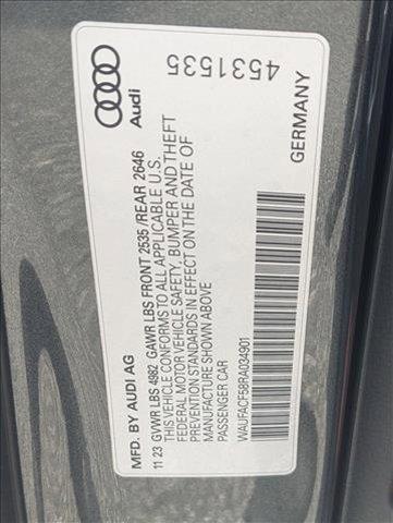 new 2024 Audi A5 Sportback car, priced at $53,955