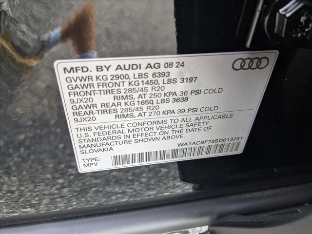 new 2025 Audi Q7 car, priced at $64,985