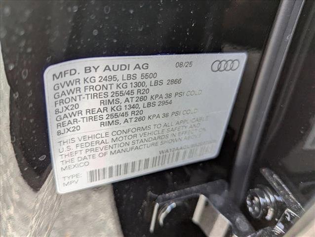 new 2025 Audi Q5 car, priced at $61,950