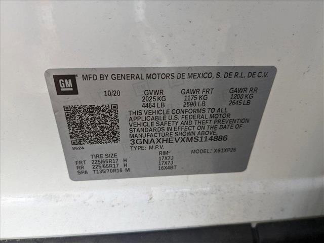 used 2021 Chevrolet Equinox car, priced at $14,698