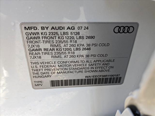 new 2024 Audi Q3 car, priced at $40,889