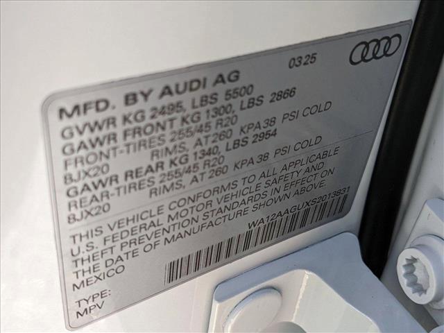 new 2025 Audi Q5 car, priced at $61,300