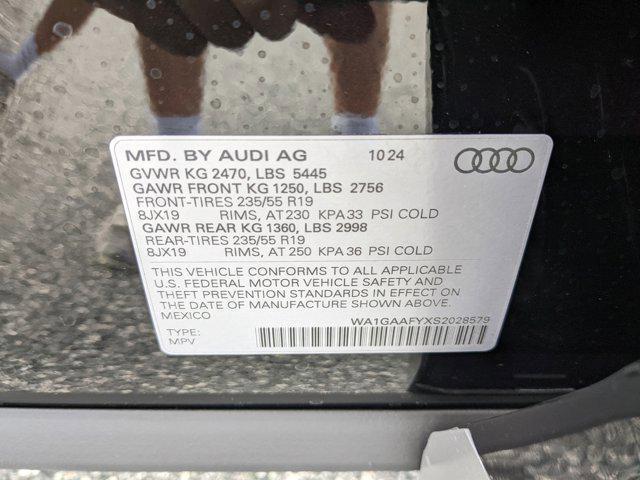 new 2025 Audi Q5 car, priced at $53,100