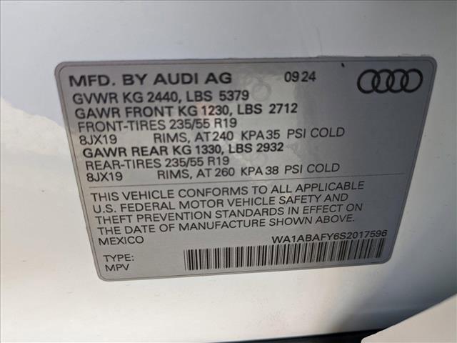 new 2025 Audi Q5 car, priced at $49,890