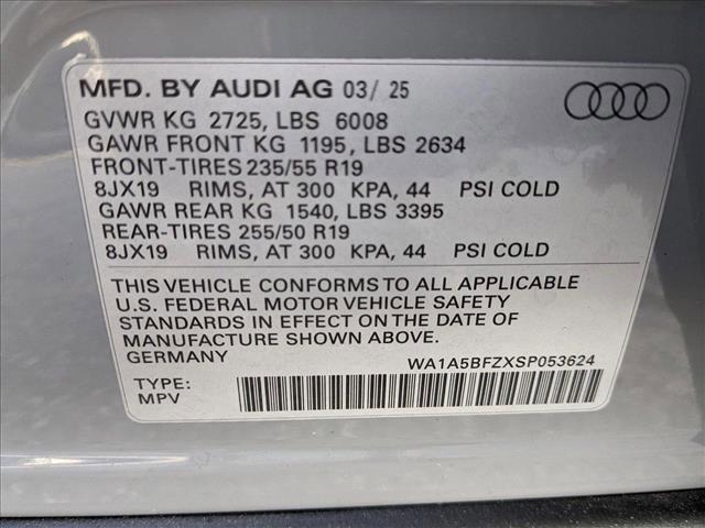 new 2025 Audi Q4 e-tron car, priced at $54,570