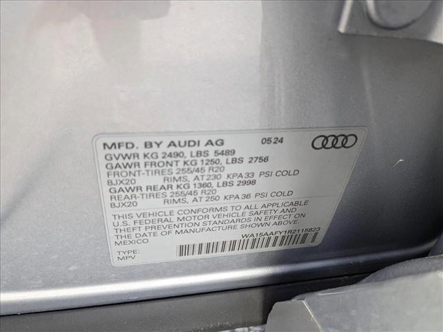 new 2024 Audi Q5 car, priced at $54,332