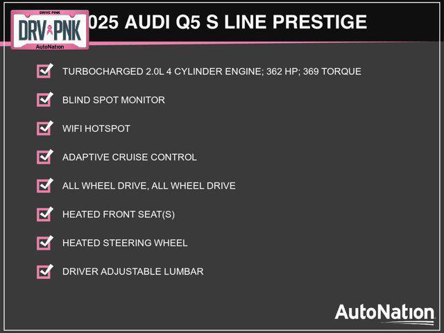 new 2025 Audi Q5 car, priced at $69,970