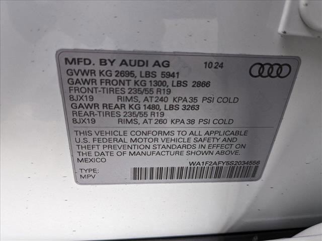 new 2025 Audi Q5 car, priced at $68,470