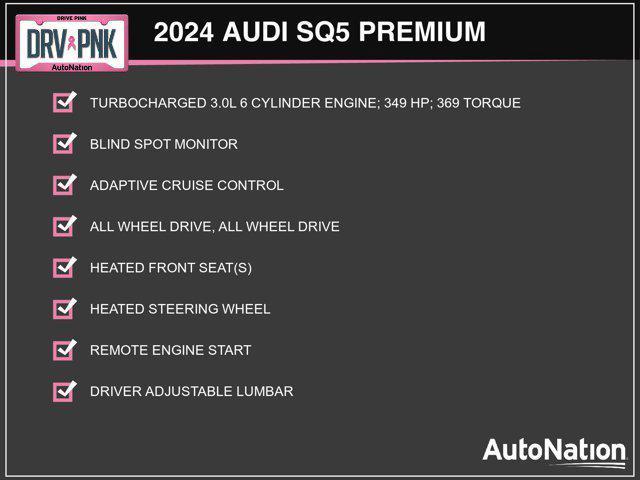 new 2024 Audi SQ5 car, priced at $56,412