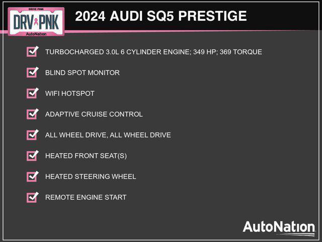 new 2024 Audi SQ5 car, priced at $70,968