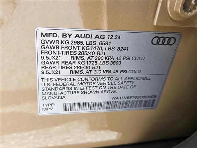 new 2025 Audi Q7 car, priced at $77,750