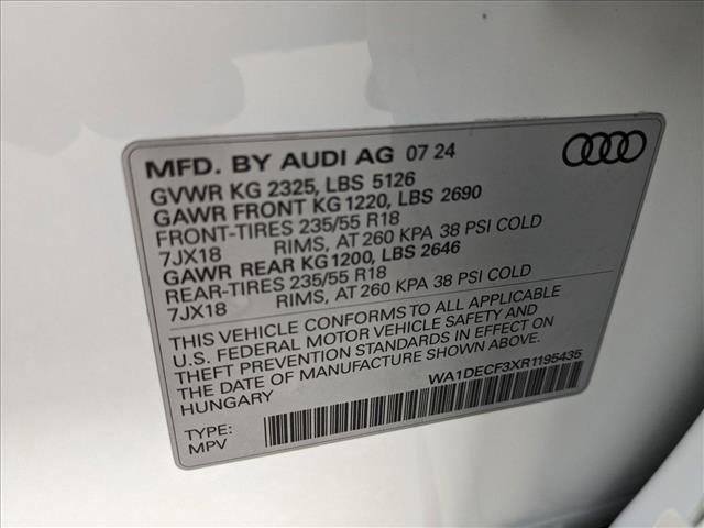 new 2024 Audi Q3 car, priced at $42,525