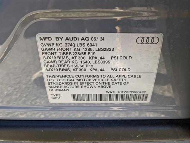 new 2024 Audi Q4 e-tron car, priced at $62,355