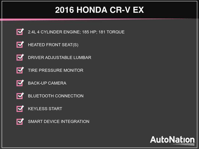 used 2016 Honda CR-V car, priced at $16,998