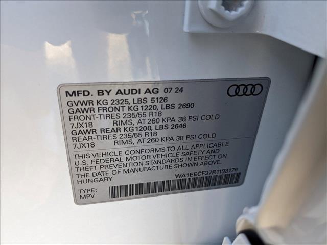 new 2024 Audi Q3 car, priced at $43,740