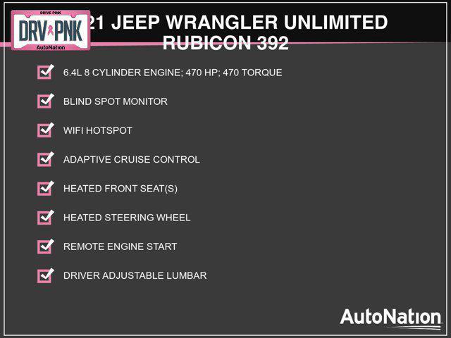 used 2021 Jeep Wrangler Unlimited car, priced at $59,489