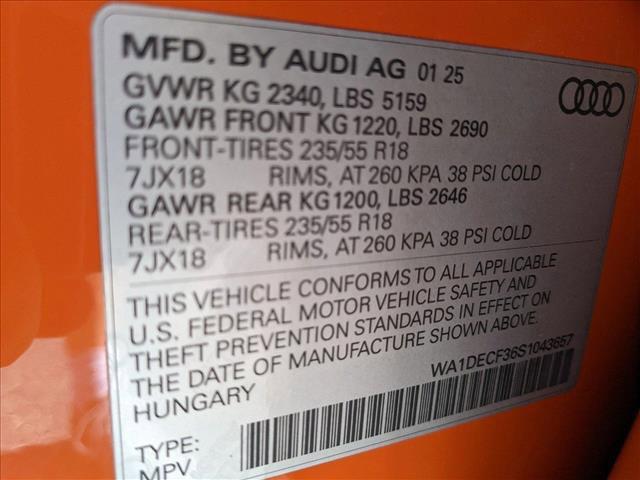 new 2025 Audi Q3 car, priced at $43,140