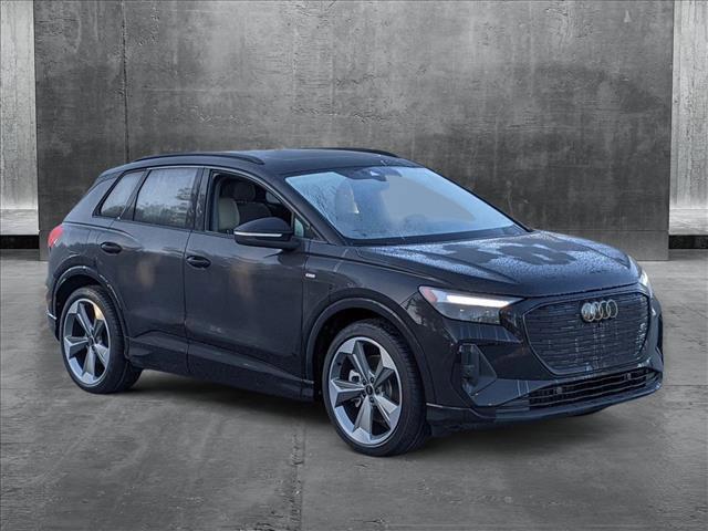 new 2025 Audi Q4 e-tron car, priced at $65,265
