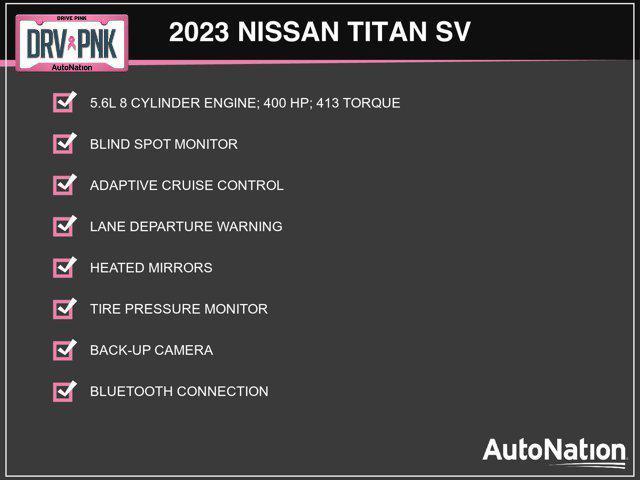 used 2023 Nissan Titan car, priced at $31,489