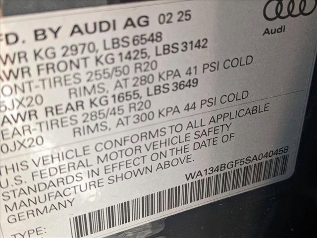 new 2025 Audi Q6 e-tron car, priced at $73,557