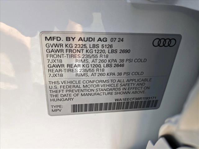 new 2024 Audi Q3 car, priced at $40,889