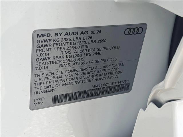 new 2024 Audi Q3 car, priced at $41,083