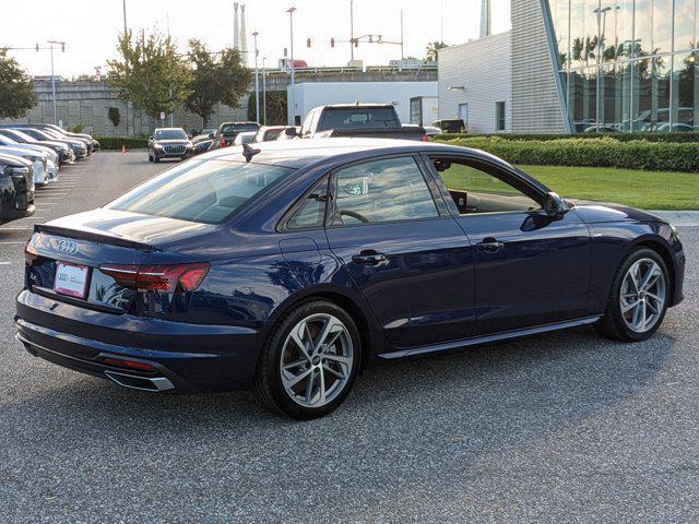 new 2025 Audi A4 car, priced at $48,075