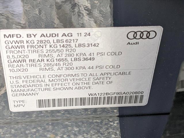 new 2025 Audi Q6 e-tron car, priced at $70,099