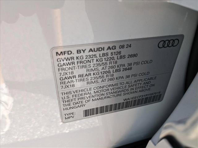 new 2024 Audi Q3 car, priced at $40,889