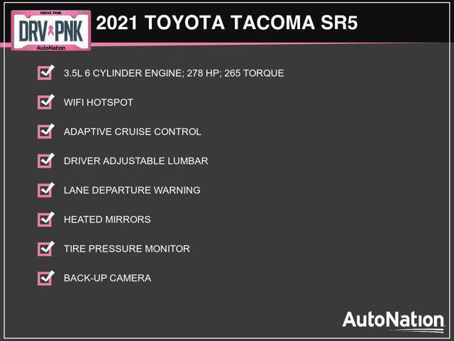 used 2021 Toyota Tacoma car, priced at $27,998