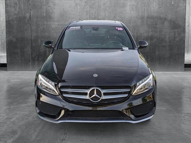 used 2018 Mercedes-Benz C-Class car, priced at $17,378