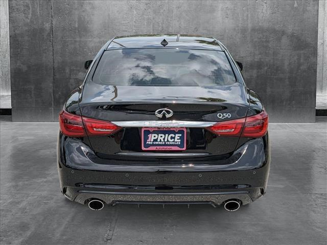 used 2022 INFINITI Q50 car, priced at $28,998