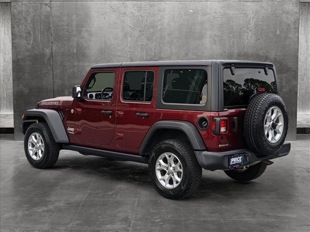 used 2021 Jeep Wrangler Unlimited car, priced at $29,489