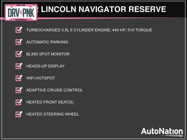 used 2022 Lincoln Navigator car, priced at $43,998