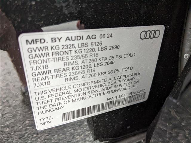 new 2024 Audi Q3 car, priced at $43,185