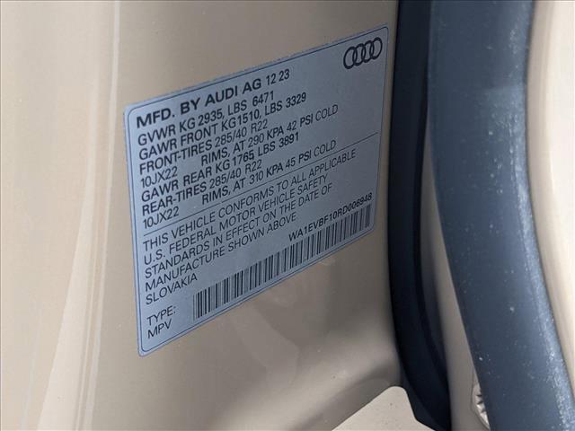 new 2024 Audi Q8 car, priced at $85,575