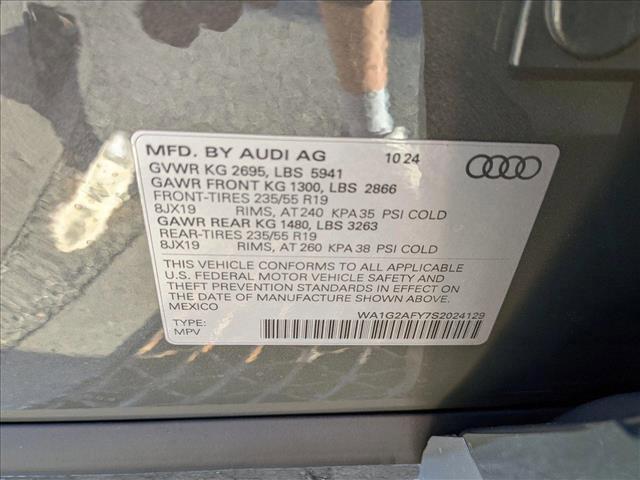 new 2025 Audi Q5 car, priced at $61,300