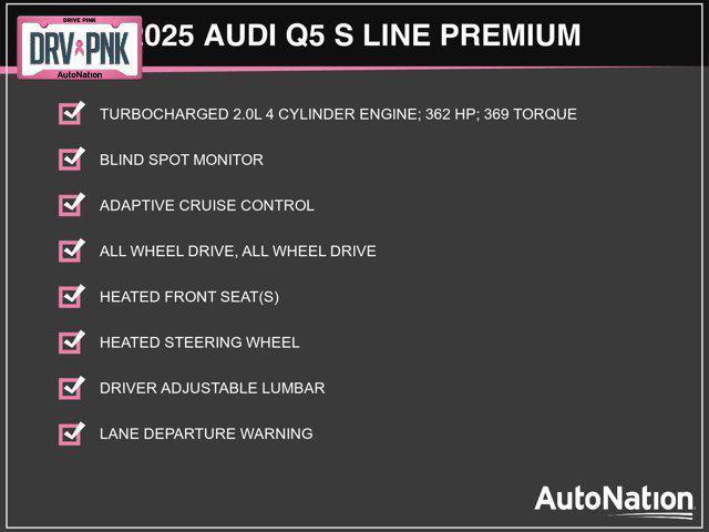 new 2025 Audi Q5 car, priced at $62,800