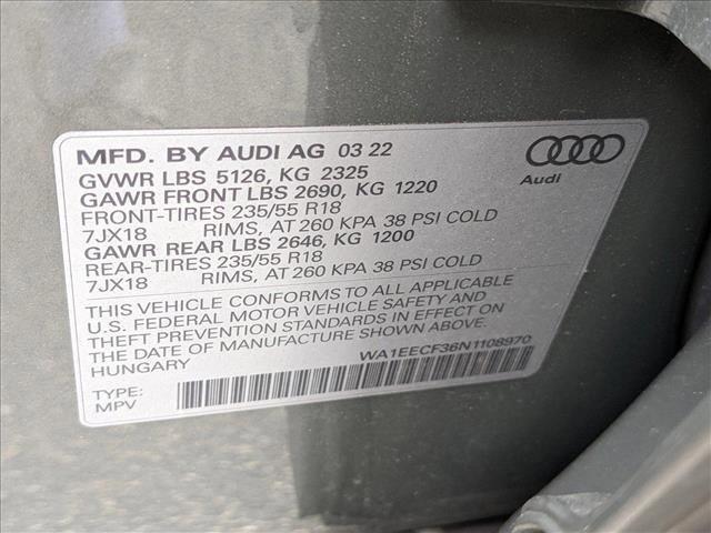 used 2022 Audi Q3 car, priced at $28,998