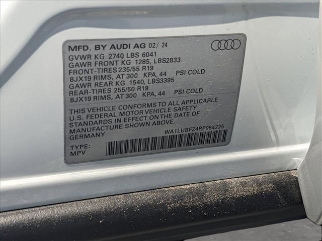 new 2024 Audi Q4 e-tron car, priced at $61,985