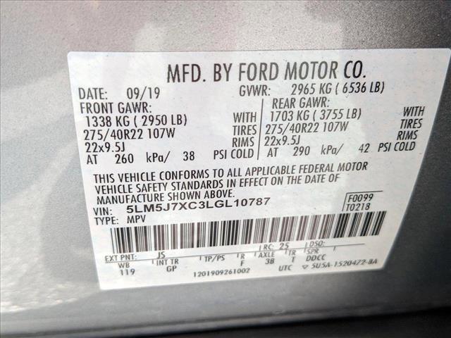 used 2020 Lincoln Aviator car, priced at $33,489
